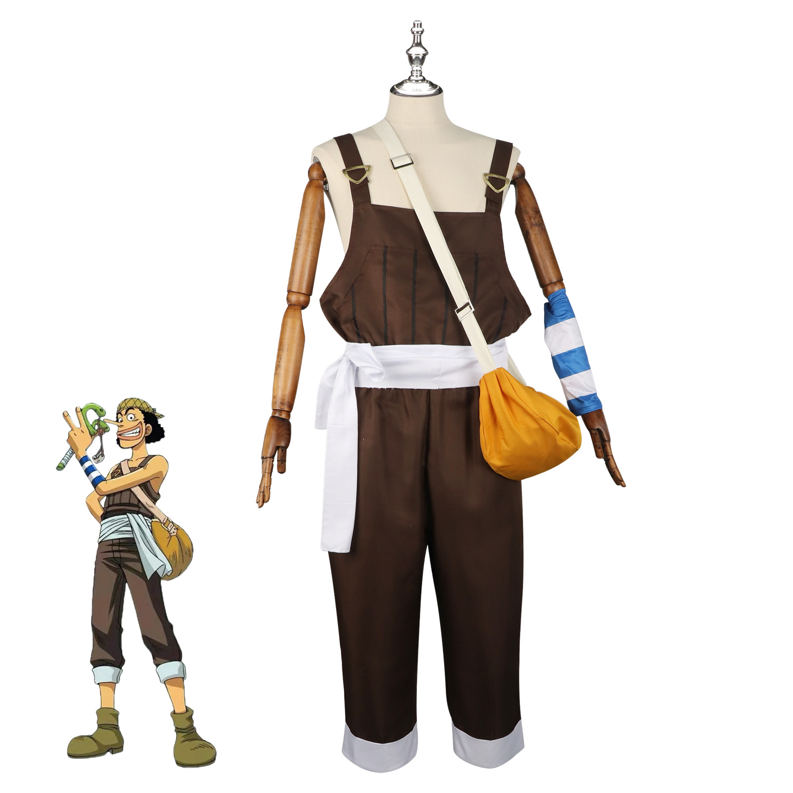 Anime UUsopp Cosplay Costume B - đánh giá và giá Men Accessories Korea