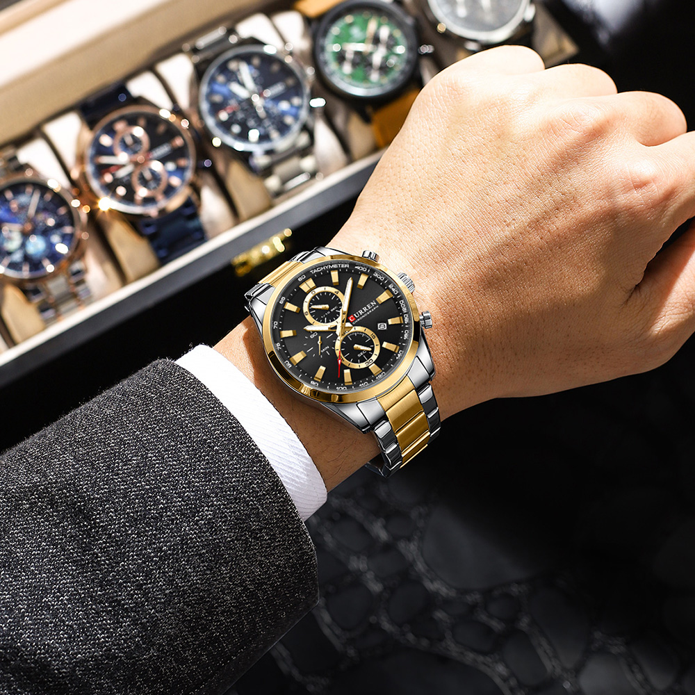 CURREN Casual Quartz Chrono Sp - đánh giá và giá Men Accessories Jewelry