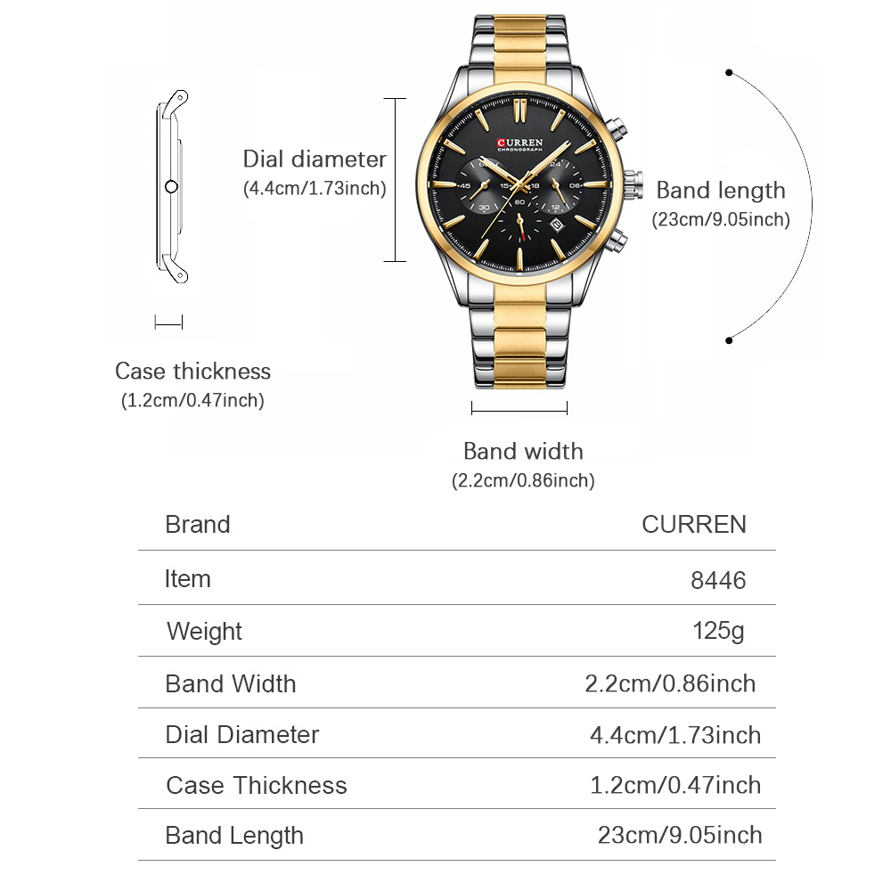 CURREN Casual Quartz Chrono Sp - đánh giá và giá Men Accessories Jewelry