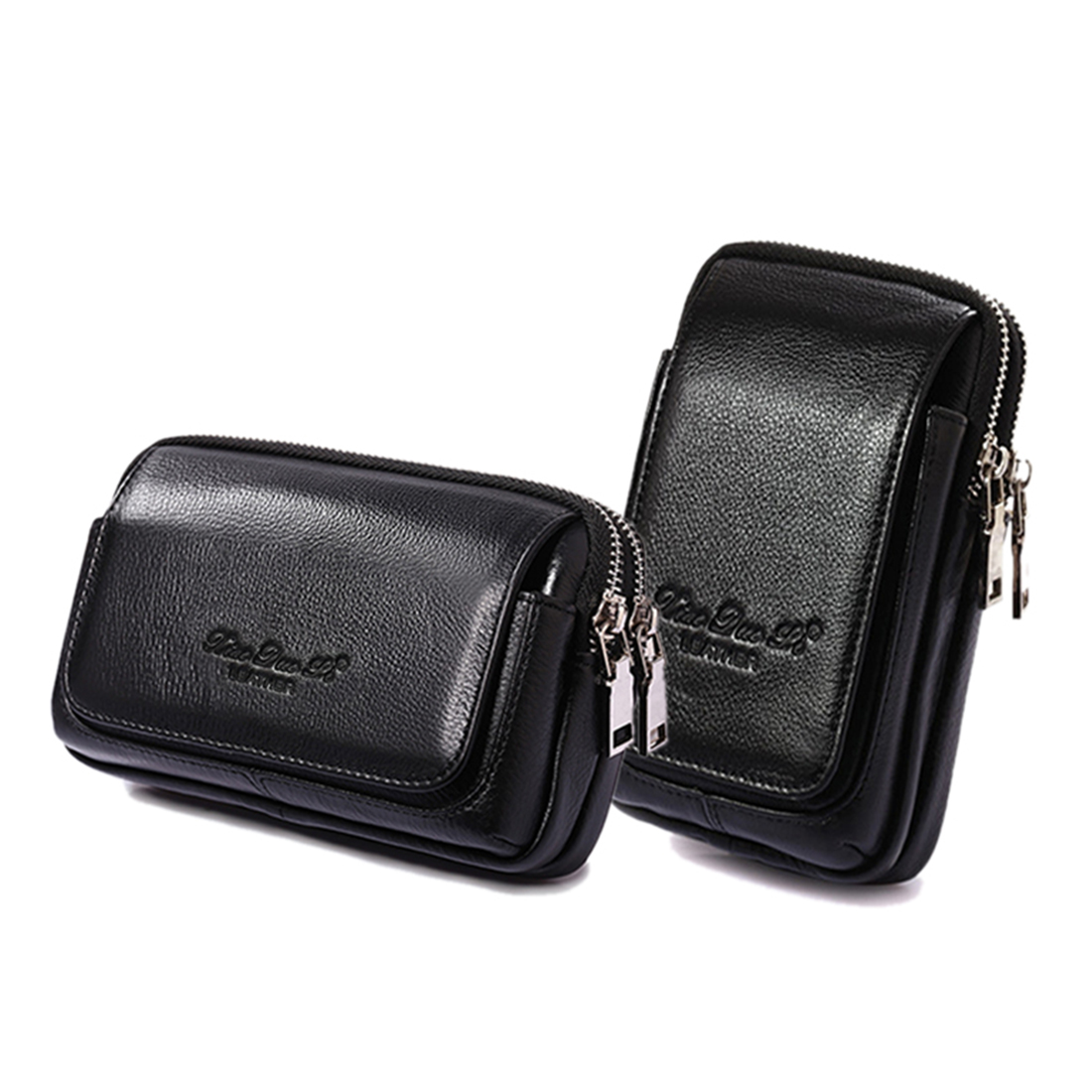 Men Genuine Leather Waist Fann - đánh giá và giá Men Accessories Bag