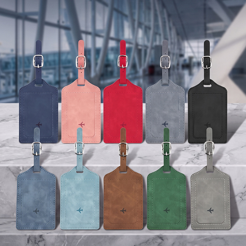 1PC PU Leather Luggage Tag Wom - đánh giá và giá Men Accessories Name