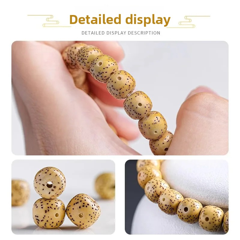High Density Golden Seed Star  - đánh giá và giá Bracelet Beaded Men