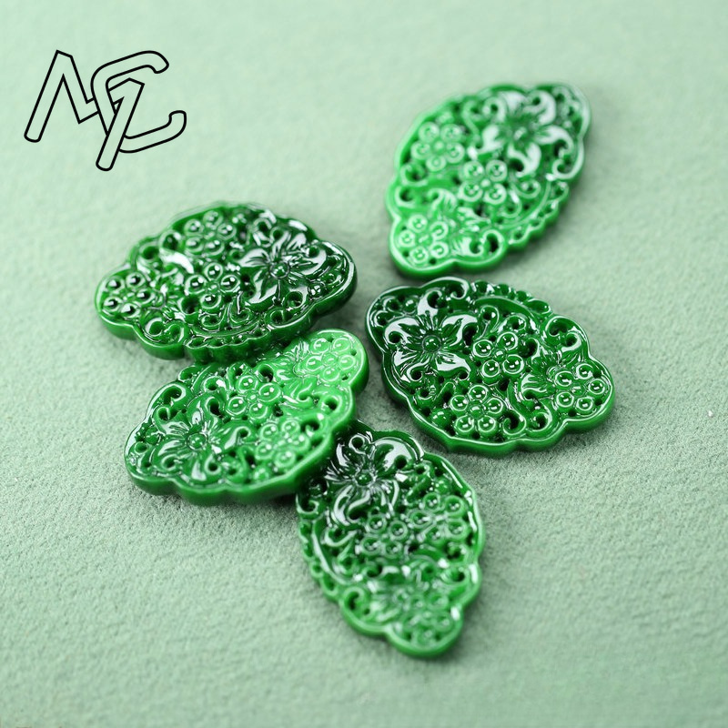 2pcs DIY Natural Dry Green Eme - đánh giá và giá Men Accessories Jewelry