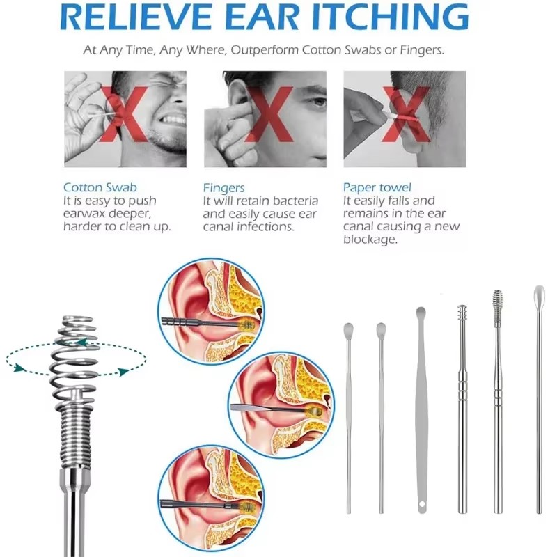 6Pcs Ear Wax Pickers Earwax Re - đánh giá và giá Men'S Accessories Types
