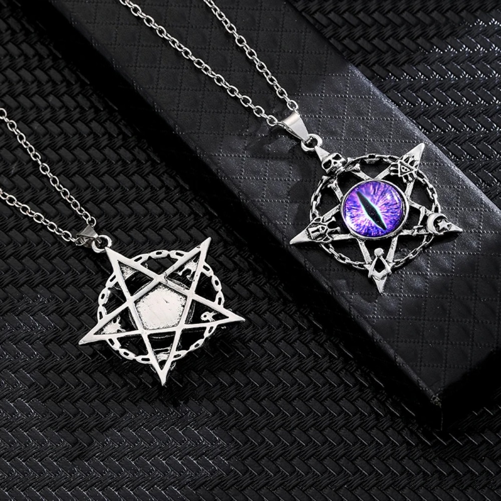 Five pointed star shaped devil - đánh giá và giá Men Accessories Fashion